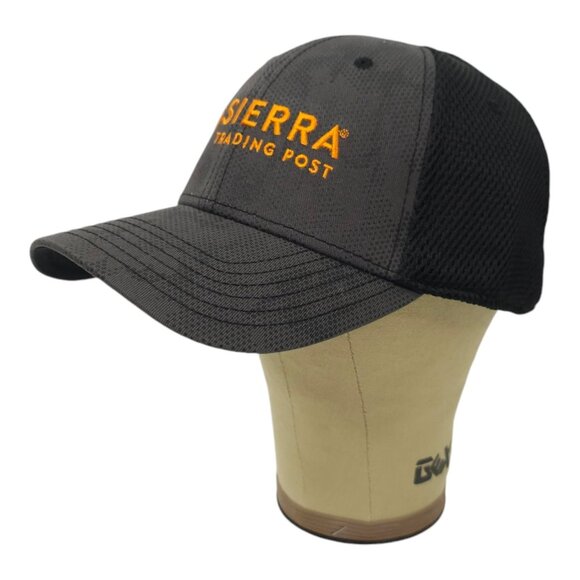 Sierra Trading Post Snapback Cap Embroidered Logo Mesh Trucker Baseball Hat Gray - Picture 2 of 13